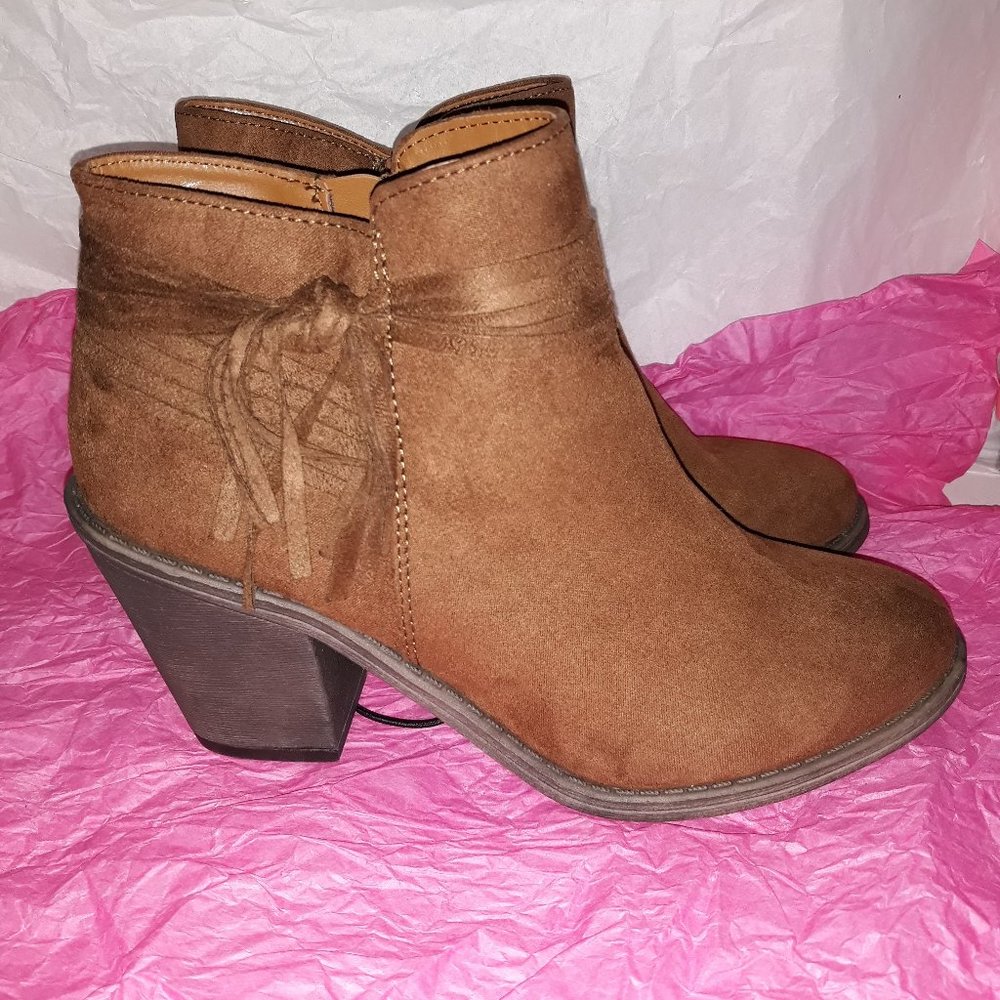 Block Heel Booties